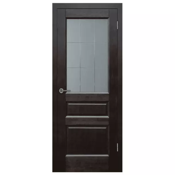 Дверь межкомнатная из массива ольхи. Модель Венеция ДО Венге