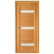 Дверь межкомнатная из массива сосны. Модель Вега 2 ЧО Светлый Орех