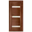 Дверь межкомнатная из массива сосны. Модель Вега 2 ЧО Темный Орех