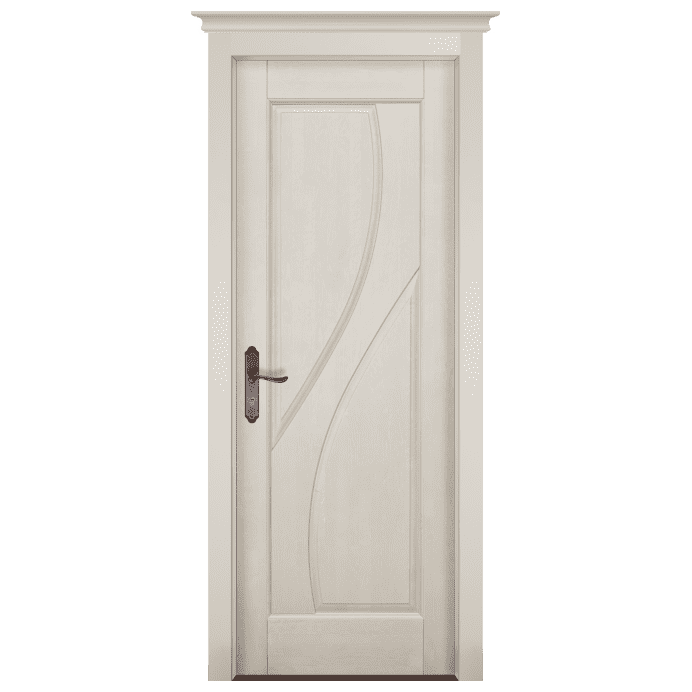 Межкомнатная дверь Массив ольхи Даяна. Белый (эмаль)