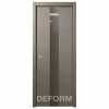 Межкомнатная дверь Экошпон Deform H4. Дуб французский серый