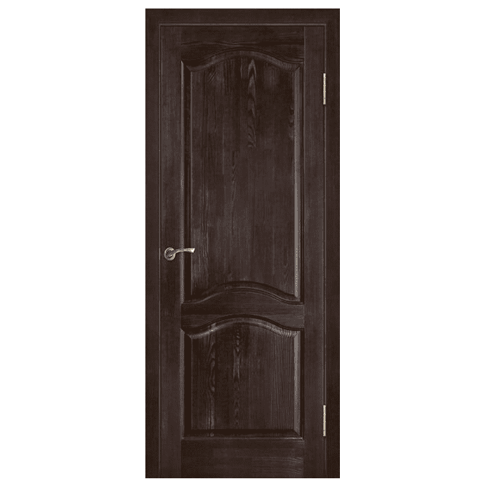 Межкомнатная дверь Массив сосны модель 7 ДГ. Темный лак