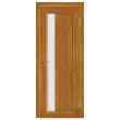 Межкомнатная дверь Массив сосны Вега 6 ЧО. Светлый орех