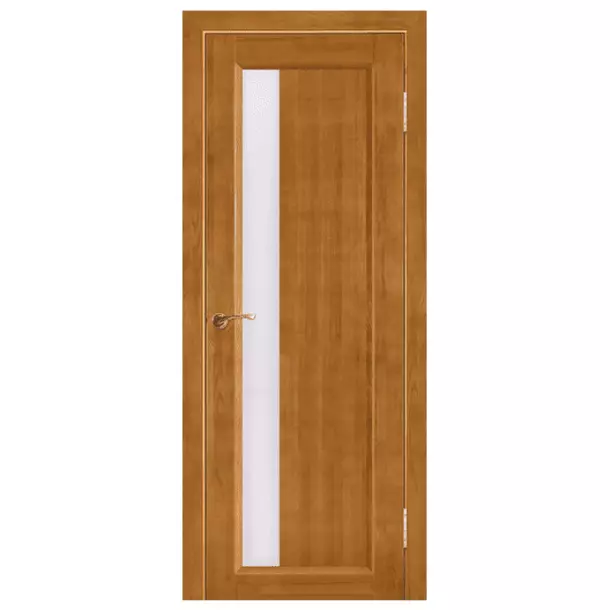 Межкомнатная дверь Массив сосны Вега 6 ЧО. Светлый орех