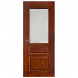 Межкомнатная дверь Массив сосны модель 5 ДО. Коньяк