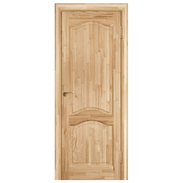 Межкомнатная дверь Массив сосны модель 7 ДГ. Неокрашенный