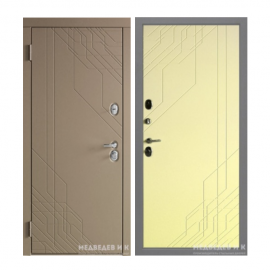 Дверь входная Медведев Силуэт