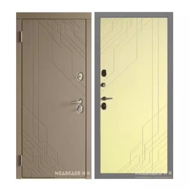 Дверь входная Медведев Силуэт