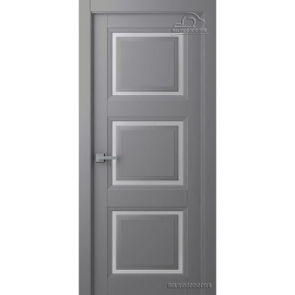 Дверь межкомнатная Эмалированная Belwooddoors Модель Аурум 3. Эмаль графит