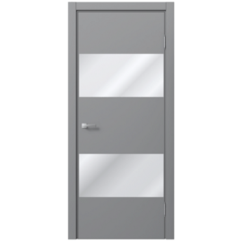 Дверь межкомнатная Эмалированная Stefany 5003. Эмаль графит