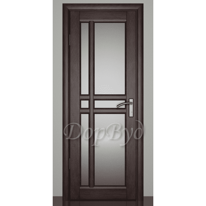 Дверь межкомнатная из массива ольхи Дорвуд. Модель 11 ДО Венге