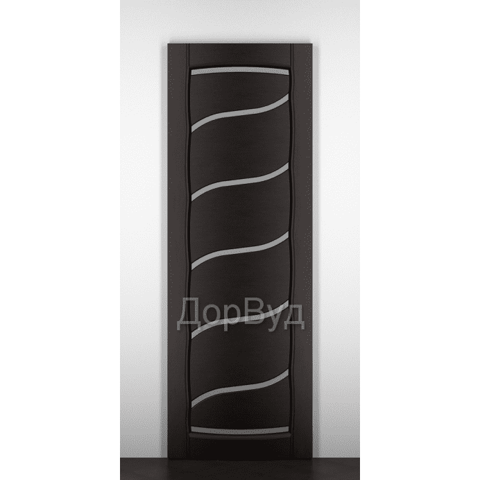Дверь межкомнатная из массива ольхи Дорвуд. Модель 15 Венге