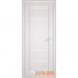 Дверь межкомнатная из массива ольхи Дорвуд. Модель 6 Белая эмаль