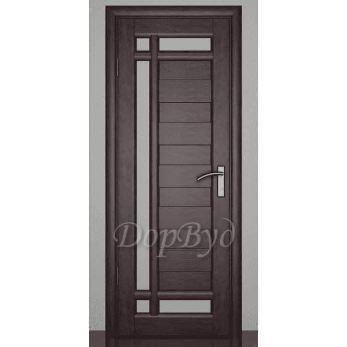 Дверь межкомнатная из массива ольхи Дорвуд. Модель 9 ДЧ Венге