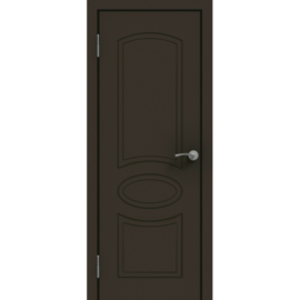 Межкомнатная дверь UNI Эмаль ПГ 02 Графит
