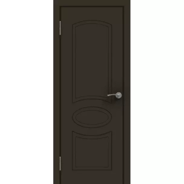 Межкомнатная дверь UNI Эмаль ПГ 02 Графит