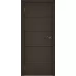 Межкомнатная дверь UNI Эмаль ПГ 11 Графит