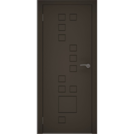 Межкомнатная дверь UNI Эмаль ПГ 16 Графит