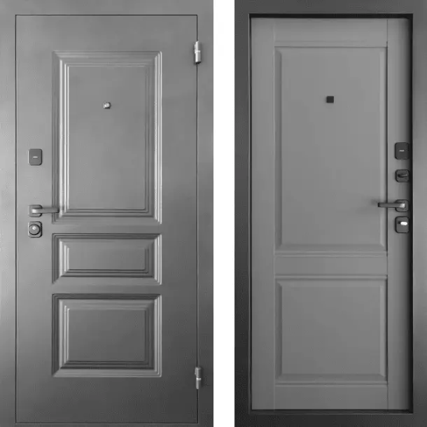 Входная дверь ПРОМЕТ Артик Классика Терморазрыв (Графит)