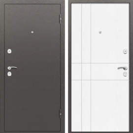 Входная дверь ПРОМЕТ Марс 6 Ясень белый