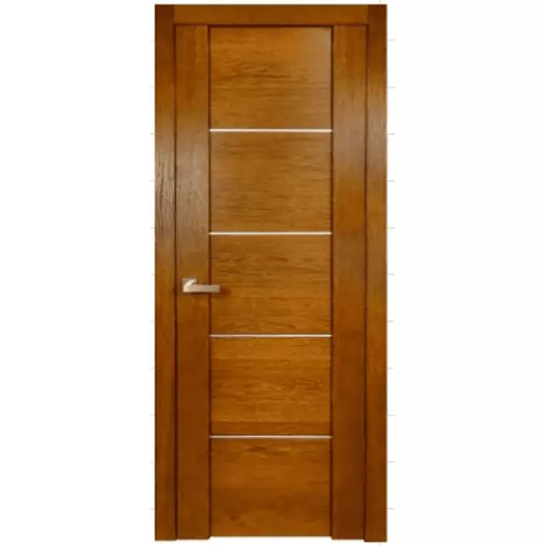 Межкомнатная дверь шпонированная дубом Лоза Квадро-5