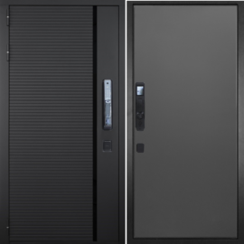 Входная дверь ГРАНИТ Пиано Смарт 077 нубук