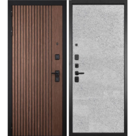 Входная дверь ГРАНИТ Шторм 077 бетон