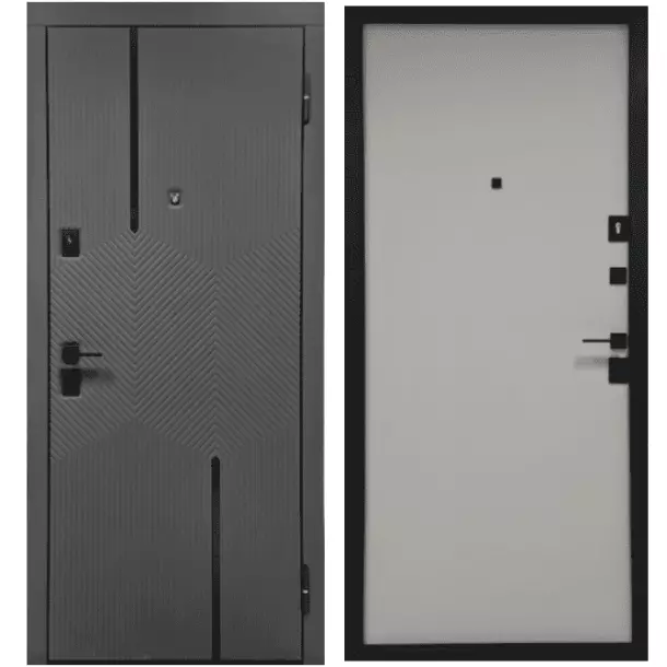 Входная дверь Медведев Графит 2