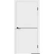 Межкомнатная дверь Экошпон серии Люкс 1 черная кромка