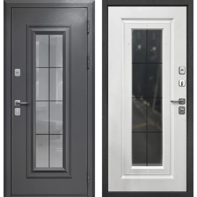 Входная дверь Гарда 9 Ковка стеклопакет