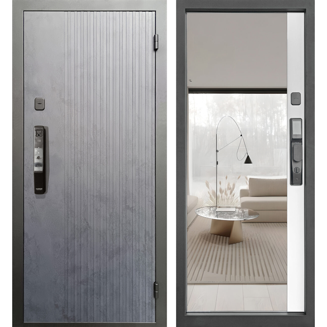 Входная дверь ПРОМЕТ Рона Смарт Зеркало