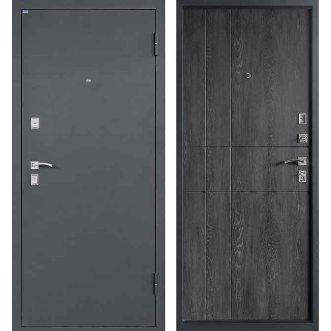 Входная дверь ПРОМЕТ Титан Антеро (Дуб Шале-Графит)