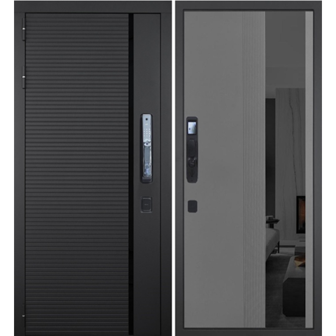 Входная дверь ГРАНИТ Пиано Смарт 86