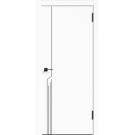 Межкомнатная дверь Экошпон Geometrica DМ 1 ДГ кромка ABS