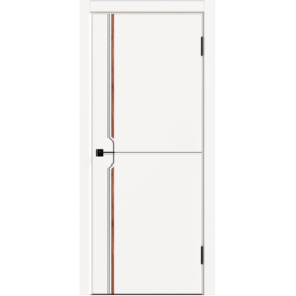 Межкомнатная дверь Экошпон Geometrica DМ 4 ДГ кромка ABS