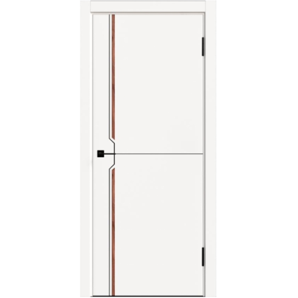 Межкомнатная дверь Экошпон Geometrica DМ 4 ДГ кромка ABS