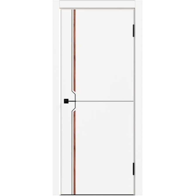 Межкомнатная дверь Экошпон Geometrica DМ 4 ДГ кромка ABS