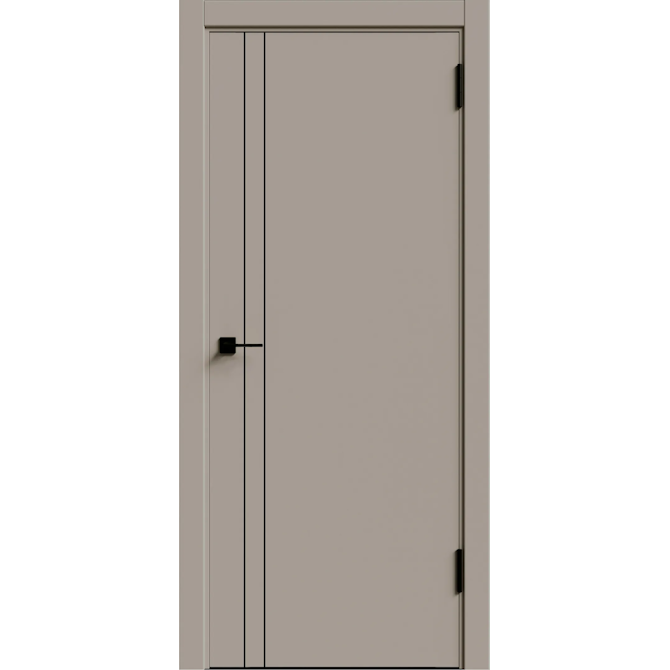 Межкомнатная дверь Экошпон Geometrica КМ 2 ДГ кромка ABS