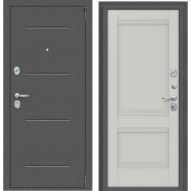 Входная дверь Эльпорта Porta R 104.K42 Антик Серебро/Nardo Grey