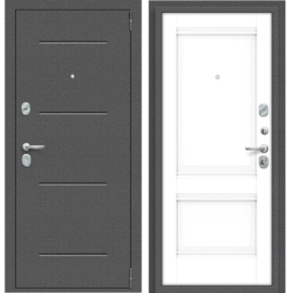 Входная дверь Эльпорта Porta R 104.K42 Антик Серебро/Snow Veralinga