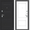 Входная дверь Эльпорта Porta R 104.K42 Букле Черный/Snow Veralinga