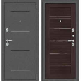 Входная дверь Эльпорта Porta R 104.П28 Антик Серебро/Wenge Veralinga