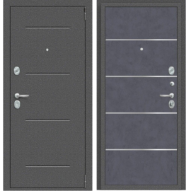 Входная дверь Эльпорта Porta R 104.П50 (IMP-6) Антик Серебро/Graphite Art