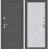 Входная дверь Эльпорта Porta R 104.П50 (IMP-6) Антик Серебро/Snow Art