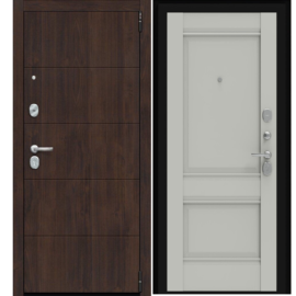 Входная дверь Эльпорта Porta R 4.K42 Almon 28/Nardo Grey