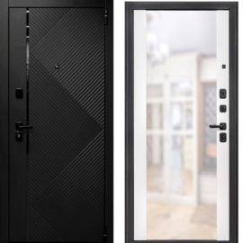 Входная дверь Эльпорта Porta R 87.П05 Moon Stone/Shellac White