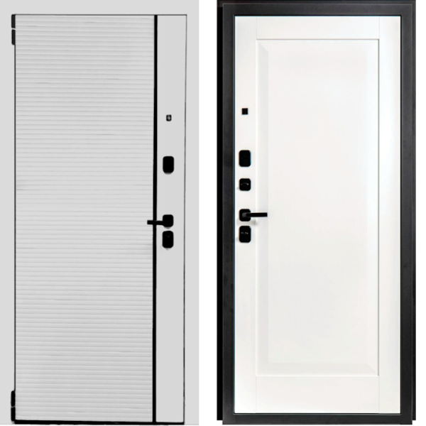 Входная дверь Эльпорта Porta R 88.Н1 Super White/Shellac White