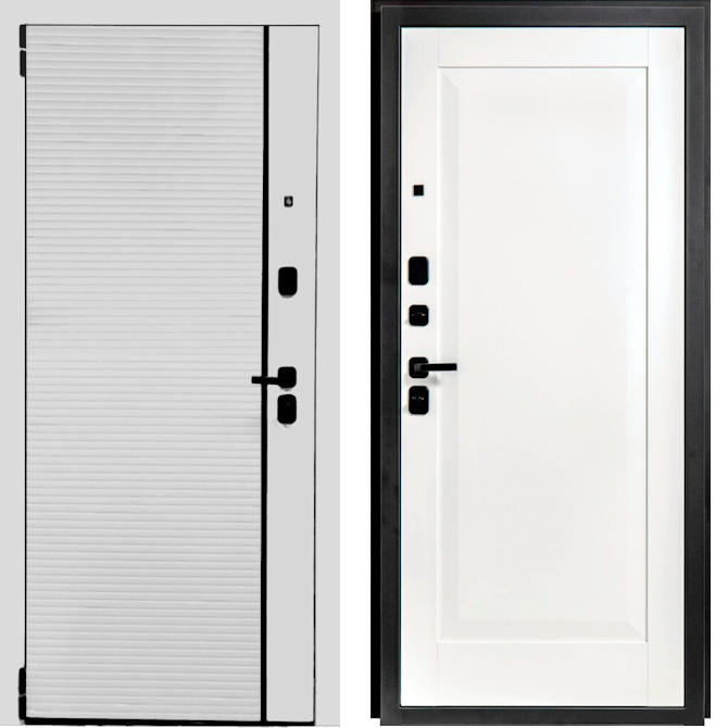 Входная дверь Эльпорта Porta R 88.Н1 Super White/Shellac White