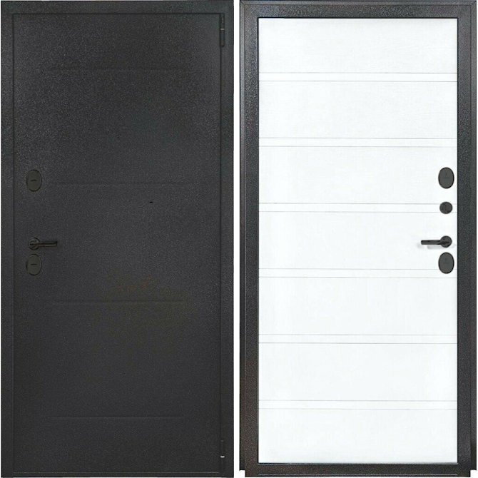 Входная дверь Эльпорта Porta T 104.П28.1 Антик Серебро/Wood Alaska