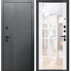 Входная дверь Эльпорта Porta R 89.П05 Graphite Pro/Shellac White